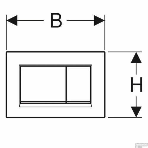 Bedieningsplaat Geberit Sigma 30-Toets Spoeling Mat Wit Glans Wit -Badkamer Winkel 115883111 bedieningsplaat geberit sigma 30 toets spoeling mat wit tech