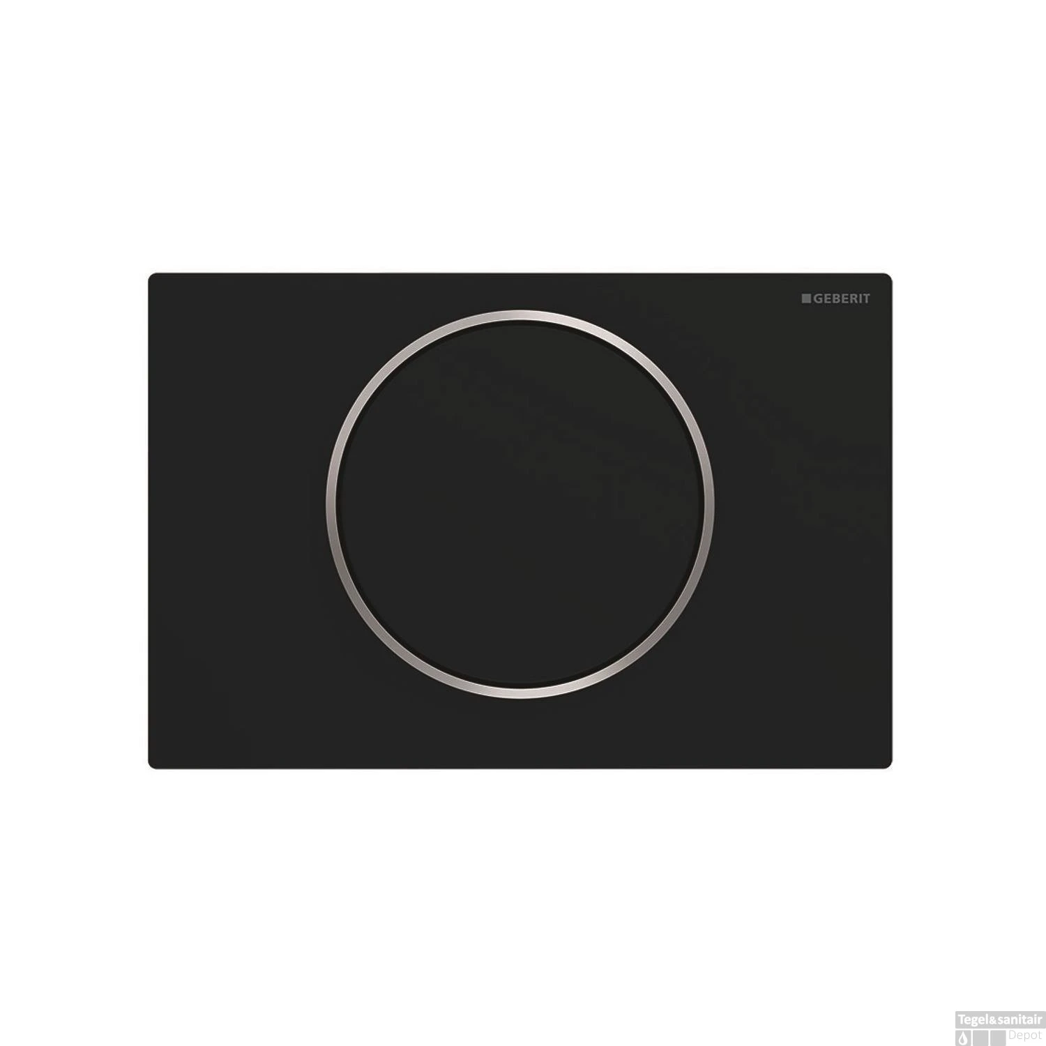 Bedieningsplaat Geberit Sigma 10 Mat Zwart 1 Bedieningsplaat Geberit Sigma 10 Mat Zwart