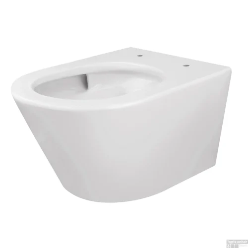 Wandcloset Wiesbaden Vesta Rimless Tornado Flush Glans Wit