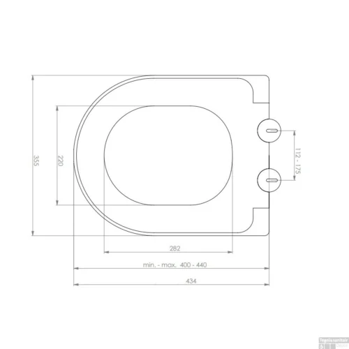 Wandcloset Wiesbaden Stereo Rimless Met Softclose Zitting Mat Grijs -Badkamer Winkel 32.3398 tech