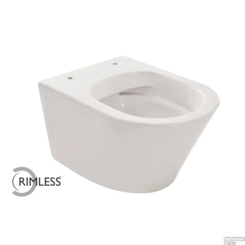 Wandcloset Wiesbaden Vesta Junior Diepspoel Randloos Wit (zonder Zitting)