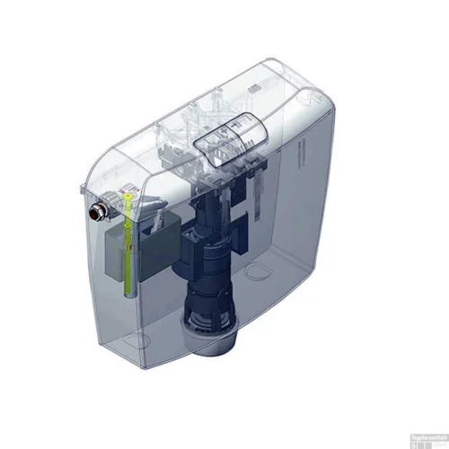 Reservoir Xellanz Geno Laaghangend Kunststof Wit -Badkamer Winkel 32.4203 sfeer 2