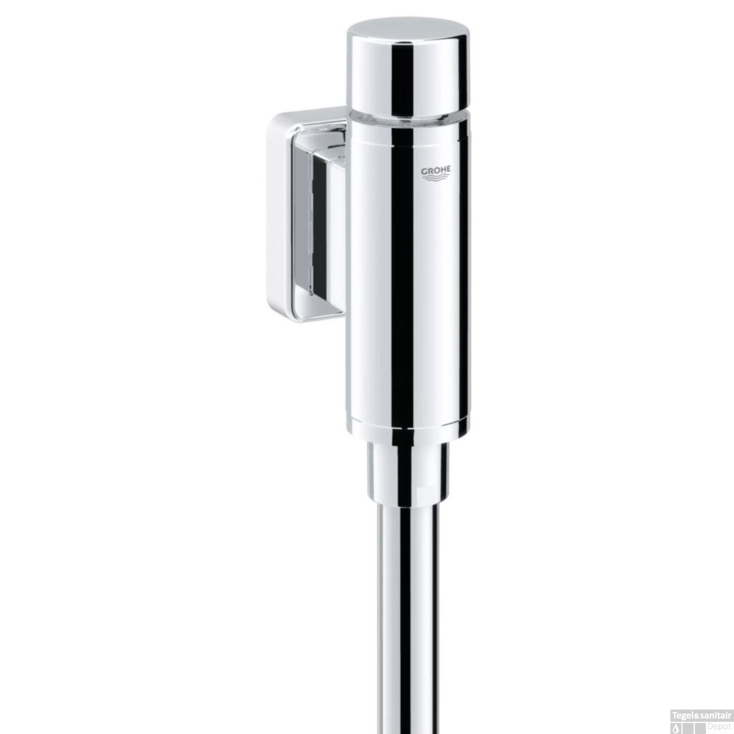 Grohe Urinoir Spoeler Rondo 1/2 Vandaalremmend Met Stopkraan Met Spoelpijp En Verbinder Chroom 1 Grohe Urinoir Spoeler Rondo 1/2 Vandaalremmend Met Stopkraan Met Spoelpijp En Verbinder Chroom