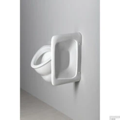 Urinoirscherm Schaamschot Sapho Olympos 61.5x10.8x40 Cm Keramiek Wit -Badkamer Winkel 37508 urinoirscherm schaamschot sapho olympos 61.5x10.8x40 cm keramiek wit 2