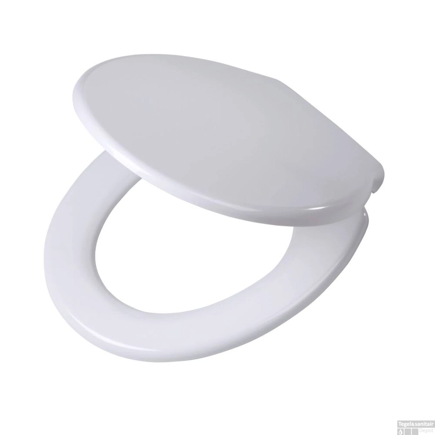 Toiletzitting Tiger Burton Softclose Duroplast Wit