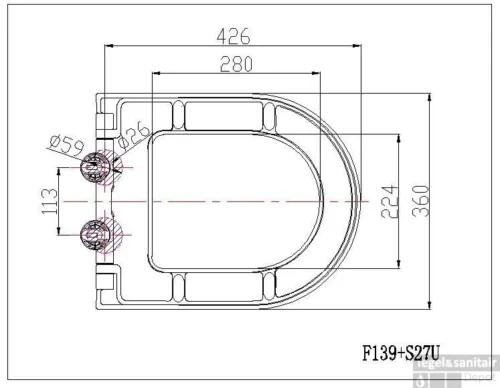 B&w-luxury Chic D Closetzitting Met Softclosing En Quickrelease Wit -Badkamer Winkel 58569