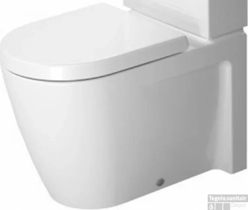 Duravit Starck 2 Duobloccloset 37x63 Cm. Wondergliss Wit