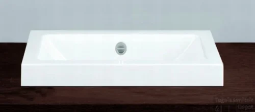 Alape Ab Serie Opbouw Wastafel 58,5x34,7x6 Cm. Wit