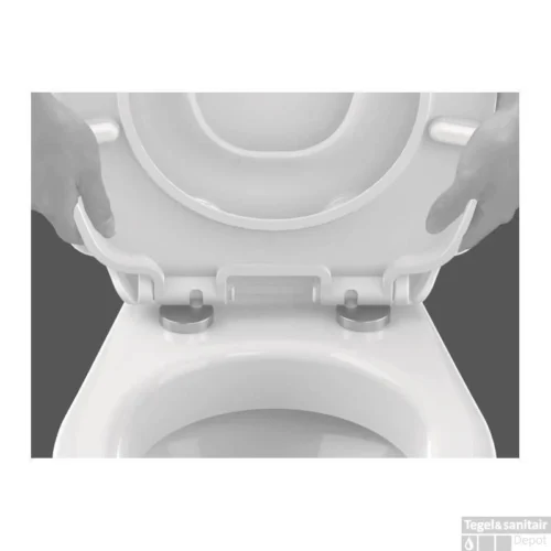 Wc-Zitting Allibert Kids Wit Soft-Close -Badkamer Winkel 8188622