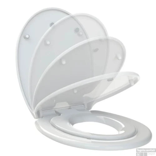 Wc-Zitting Allibert Kids Wit Soft-Close -Badkamer Winkel 818862 3