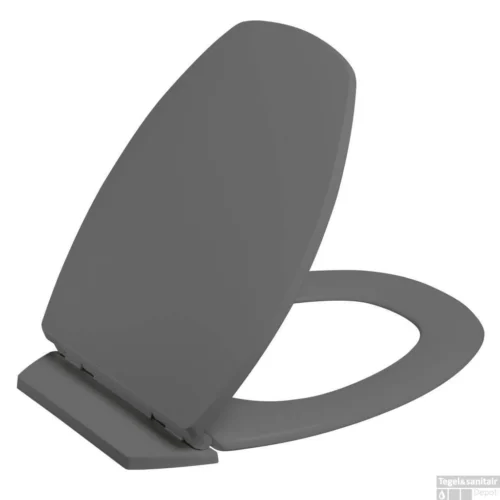 Wc-Zitting Allibert Baccara² Antraciet Grijs