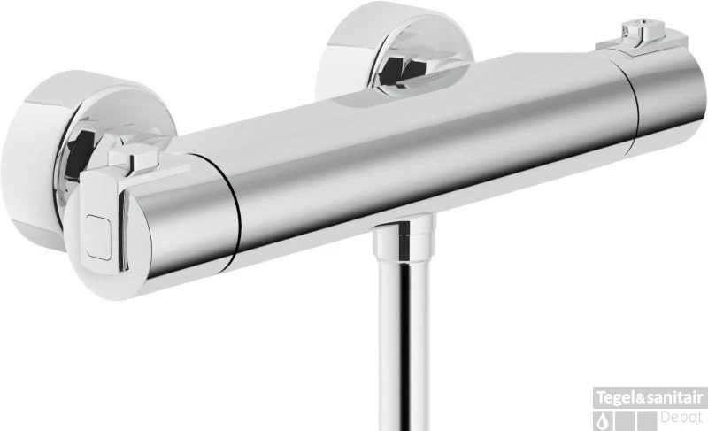 B&w-luxury Fortuna Douchethermostaat Chroom 1 B&w-luxury Fortuna Douchethermostaat Chroom