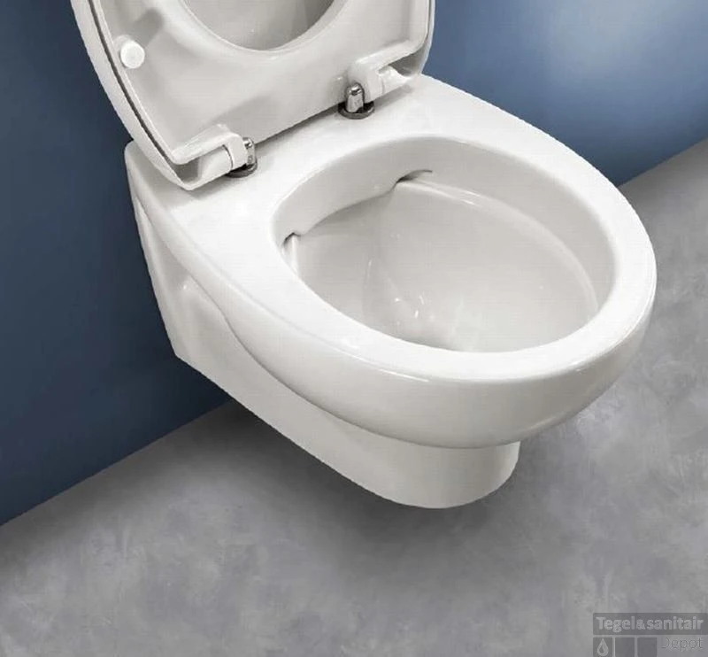 B&w-luxury Thetis Wandcloset 37x53 Spoelrandloos Wit 2 B&w-luxury Thetis Wandcloset 37x53 Spoelrandloos Wit - Afbeelding 2