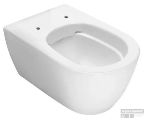 B&w-luxury Agathon Rr Wandcloset 35x54 Cm. Spoelrandloos Wit