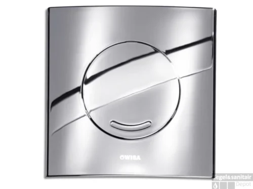 Wisa Argos Bedieningsplaat Met Spoelonderbreking Chroom