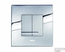 Wisa Delos Afdekplaat Dualflush Chroom/matchroom