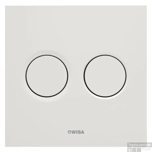 Wisa Luga Luga Bedieningsplaat Dualflush Wit