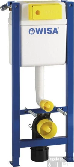 Wisa Xt Wc Inbouwelement Wandcloset 98 Cm. Frontbediening