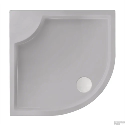 Kwartrond Douchebak Bounty 90 X 100 X 4 Cm Cement