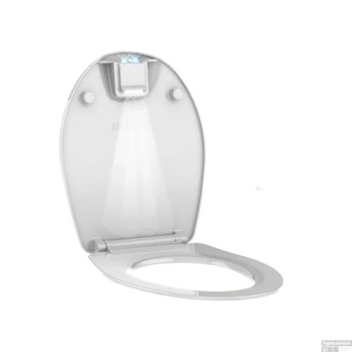 Allibert Toiletzitting Nighty 2 Met Led Verlichting Wit -Badkamer Winkel allibert toiletzitting nighty 2 wit open