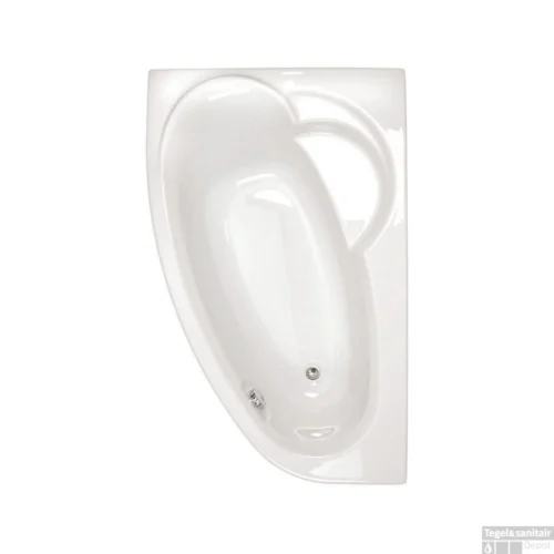 Hoekbad Allibert Ladvia 175x110 Asymmetrisch Rechts