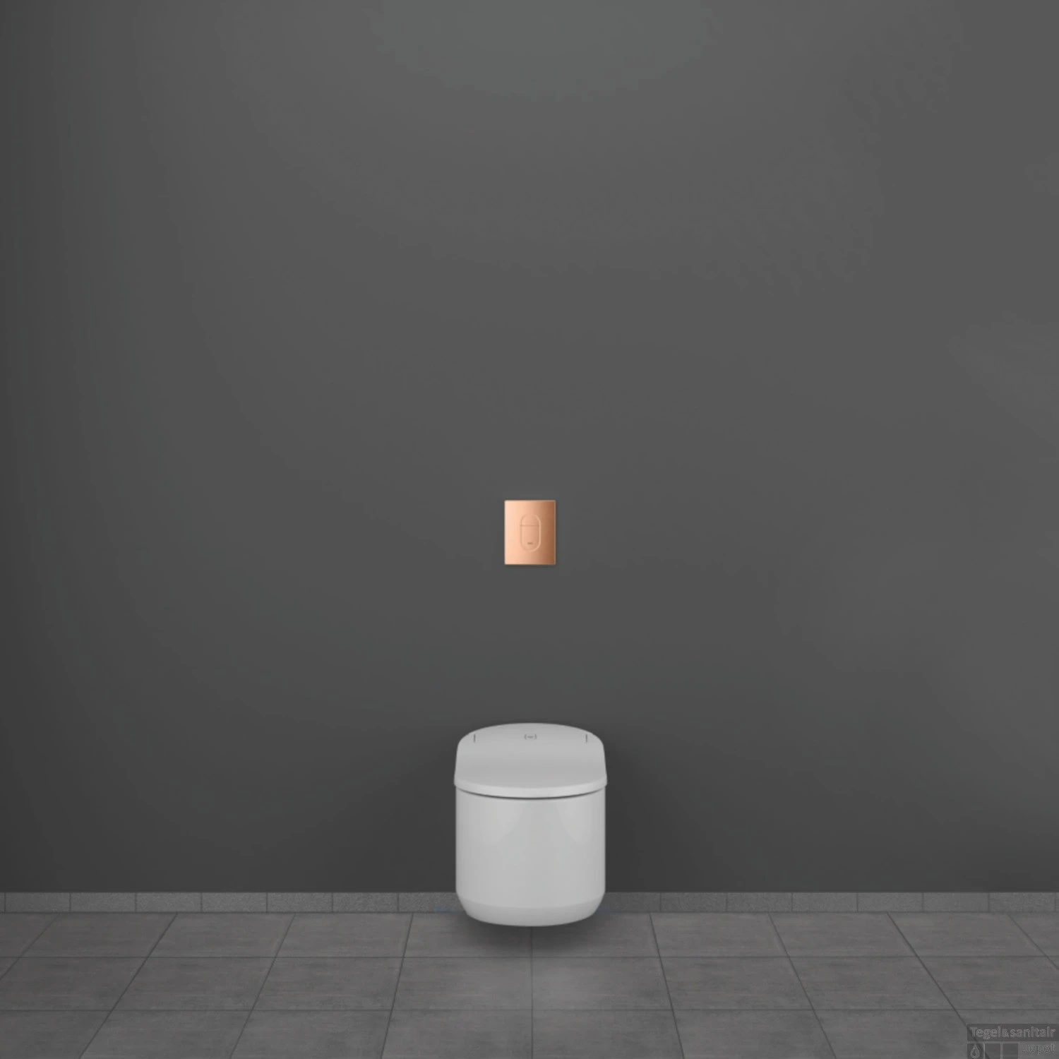 Bedieningsplaat Grohe Arena Cosmopolitan S DualFlush 3x17,2 Cm Warm Sunset Geborsteld - Afbeelding 3