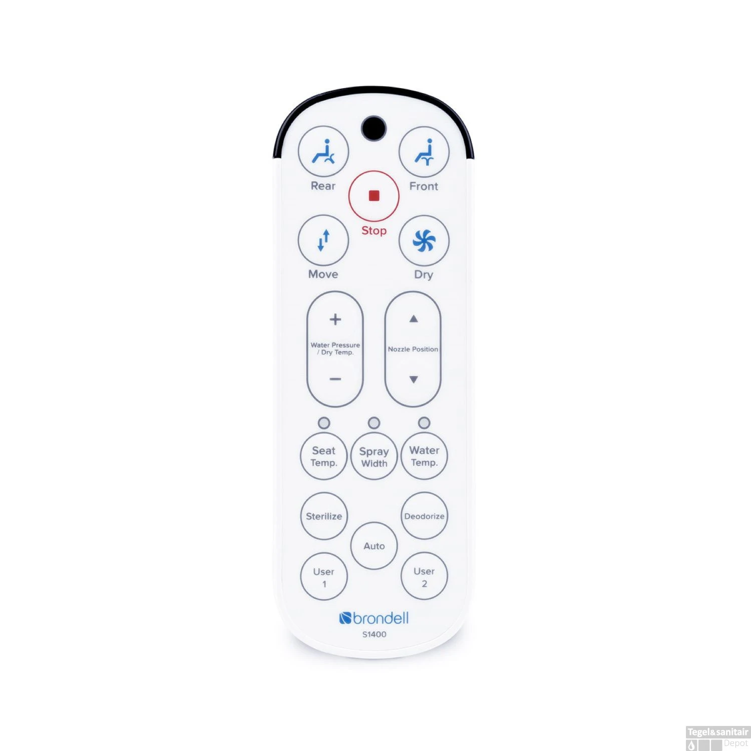 Douche WC Toiletzitting Brondell Swash 1400EU 2 Douche WC Toiletzitting Brondell Swash 1400EU - Afbeelding 2