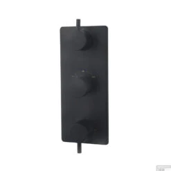 Afbouwdeel Douche Thermostaat Wiesbaden Caral 3Weg Mat Zwart