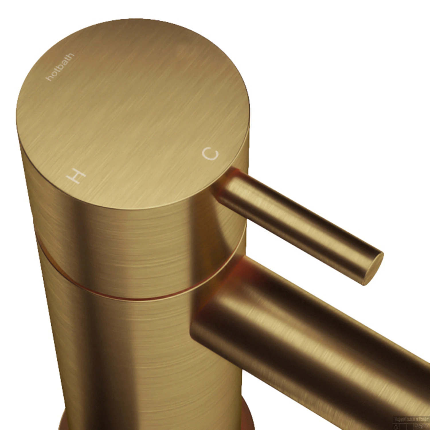 Inbouw Douchemengkraan Hotbath Cobber 2-weg Geborsteld Messing 2 Inbouw Douchemengkraan Hotbath Cobber 2-weg Geborsteld Messing - Afbeelding 2