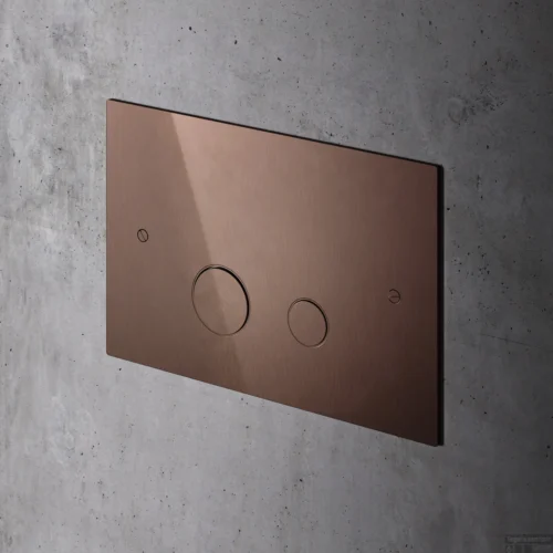 Bedieningspaneel Hotbath Cobber T.b.v. Geberit UP320 Geborsteld Koper PVD