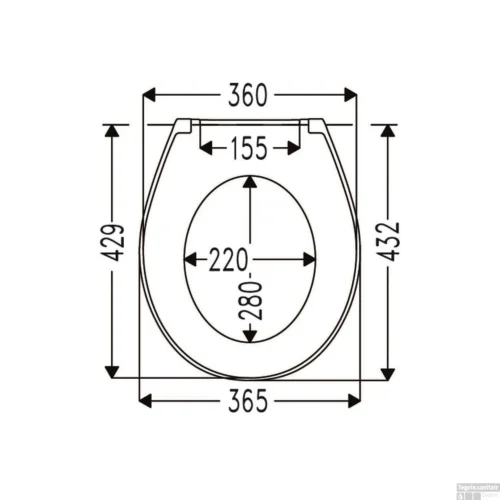Cedo Toiletzitting Mojave Beach Duroplast Inox Wit -Badkamer Winkel cedo toiletzitting mojave beach duroplast inox wit tech
