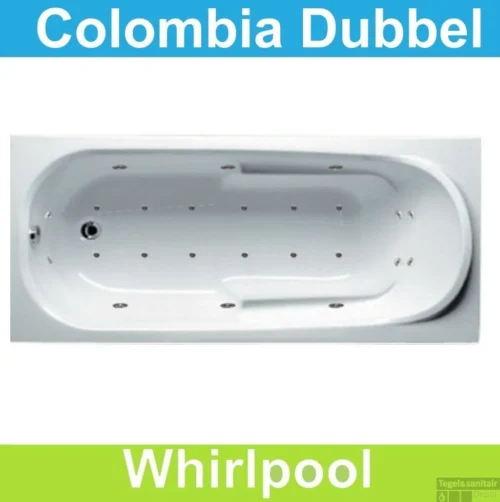 Ligbad Riho Colombia 140 X 70 Cm Whirlpool Dubbel Systeem