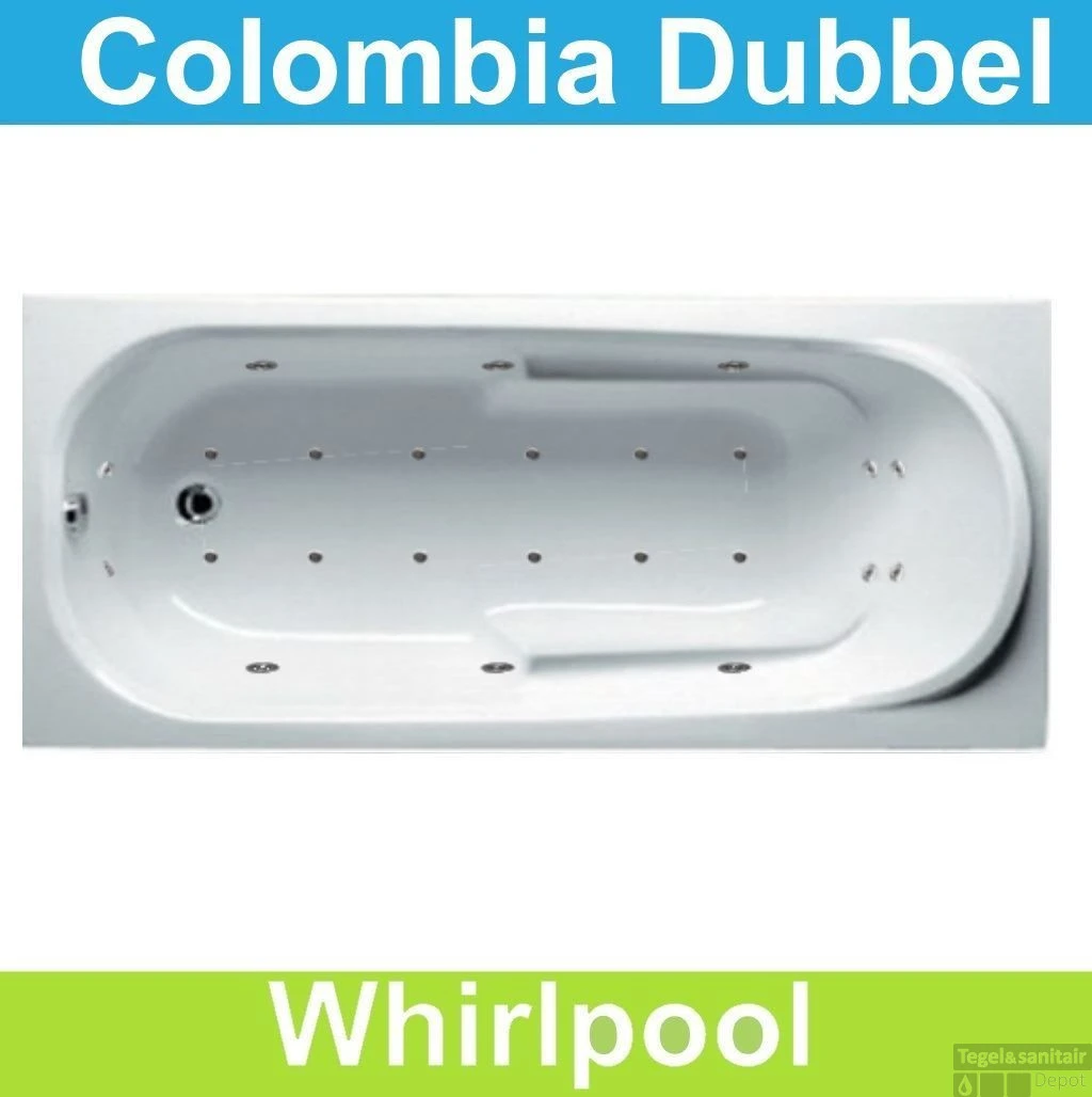 Ligbad Riho Colombia 140 X 70 Cm Whirlpool Dubbel Systeem 1 Ligbad Riho Colombia 140 X 70 Cm Whirlpool Dubbel Systeem