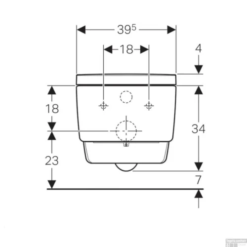 Douche WC Geberit AquaClean Mera Classic Met Geurafzuiging Warme Luchtdroging En Ladydouche Met Softclose En Deksel Wit -Badkamer Winkel douche wc geberit mera classic alpien wit 146200211 tech2