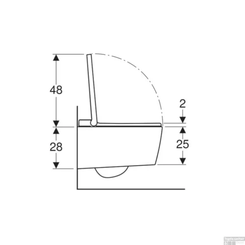 Douche WC Geberit AquaClean Sela Ladydouche Met Softclose En Deksel Chroom -Badkamer Winkel douche wc geberit sela wandcloset tech3 1