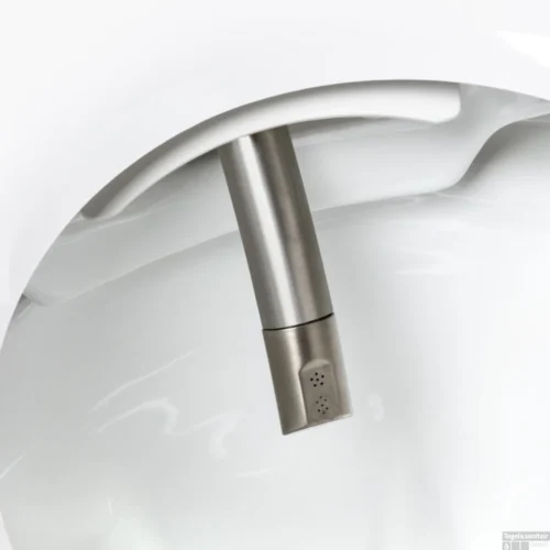 Douche WC RapoWash Basic Met Bidetspoeler En Afstandsbediening Rimless Wit -Badkamer Winkel douche wc rapowash basic wit detail2