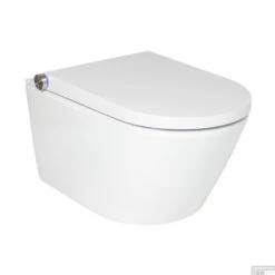 Douche WC RapoWash Basic Met Bidetspoeler En Afstandsbediening Rimless Wit 17 Douche WC RapoWash Basic Met Bidetspoeler En Afstandsbediening Rimless Wit -Badkamer Winkel douche wc rapowash basic wit detail6