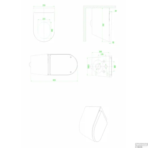 Douche WC Wiesbaden Vesta-ECO Randloos Wandcloset Wit -Badkamer Winkel douche wc wiesbaden vesta eco randloos wandcloset wit 32.3620 tech