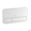 Villeroy & Boch Viconnect 2-knops Bedieningsplaat 25,3x14,5 Cm. Wit
