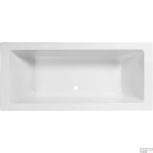 Inbouw Duo Ligbad Wisa Grandola 180x80x45 Cm Wit