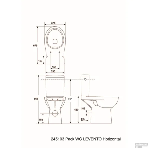 Duoblok Allibert Levanto 86,5x67,5cm PK Wit 13 Duoblok Allibert Levanto 86,5x67,5cm PK Wit -Badkamer Winkel duoblok allibert levanto 86 5x67 5cm ao wit tech
