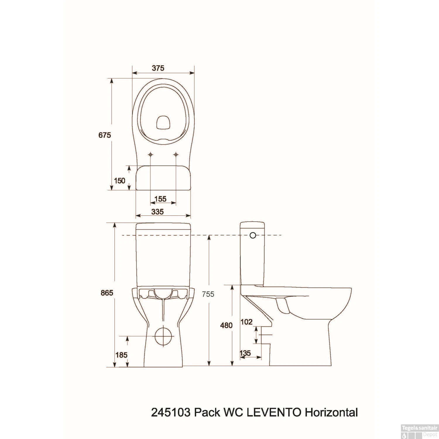 Duoblok Allibert Levanto 86,5x67,5cm PK Wit 7 Duoblok Allibert Levanto 86,5x67,5cm PK Wit - Afbeelding 7