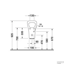 Duravit DuraStyle Elektrisch Urinoir 30x34x58 Cm Achter Inlaat Glanzend Keramiek Wit -Badkamer Winkel duravit durastyle elektrisch urinoir 30x34x58 cm achter inlaat glanzend keramiek wit tech3 1