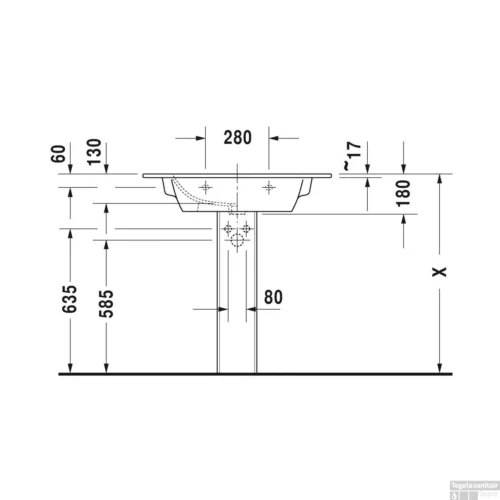 Duravit ME By Starck Meubelwastafel 83x49x18 Cm Keramiek Glanzend Wit -Badkamer Winkel duravit me by starck meubelwastafel 83x49x18 cm keramiek glanzend wit tech4