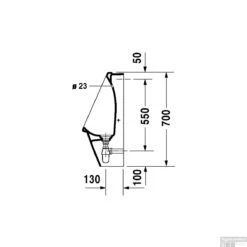 Duravit Starck 3 Urinoir 24.5x30x70 Cm Achter Inlaat Glanzend Keramiek Wit -Badkamer Winkel duravit starck 3 urinoir 24.5x30x70 cm achter inlaat glanzend keramiek wit tech2 1