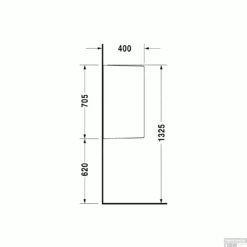Duravit Starck 3 Urinoir Scheidingswand 8x40x70.5 Cm Keramiek Wit -Badkamer Winkel duravit starck 3 urinoir scheidingswand 8x40x70.5 cm keramiek wit tech2