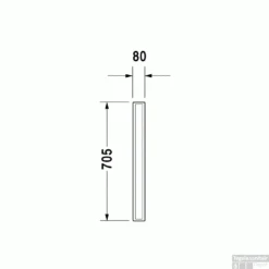Duravit Starck 3 Urinoir Scheidingswand 8x40x70.5 Cm Keramiek Wit -Badkamer Winkel duravit starck 3 urinoir scheidingswand 8x40x70.5 cm keramiek wit tech3