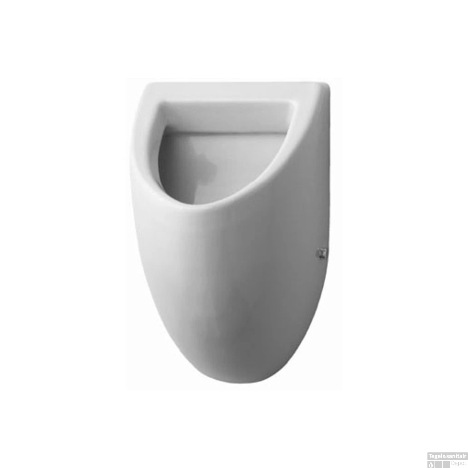 Duravit Universeel Fizz Urinoir 30.5x28.5x50 Cm Achter Inlaat Glanzend Keramiek Wit