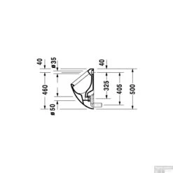 Duravit Universeel Fizz Urinoir 30.5x28.5x50 Cm Achter Inlaat Glanzend Keramiek Wit -Badkamer Winkel duravit universeel fizz urinoir 30.5x28.5x50 cm achter inlaat glanzend wit keramiek tech2