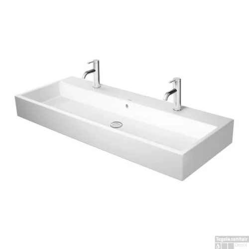 Duravit Vero Air Wastafel Rechthoek 120x47x16.5 Cm Keramiek Glanzend Wit
